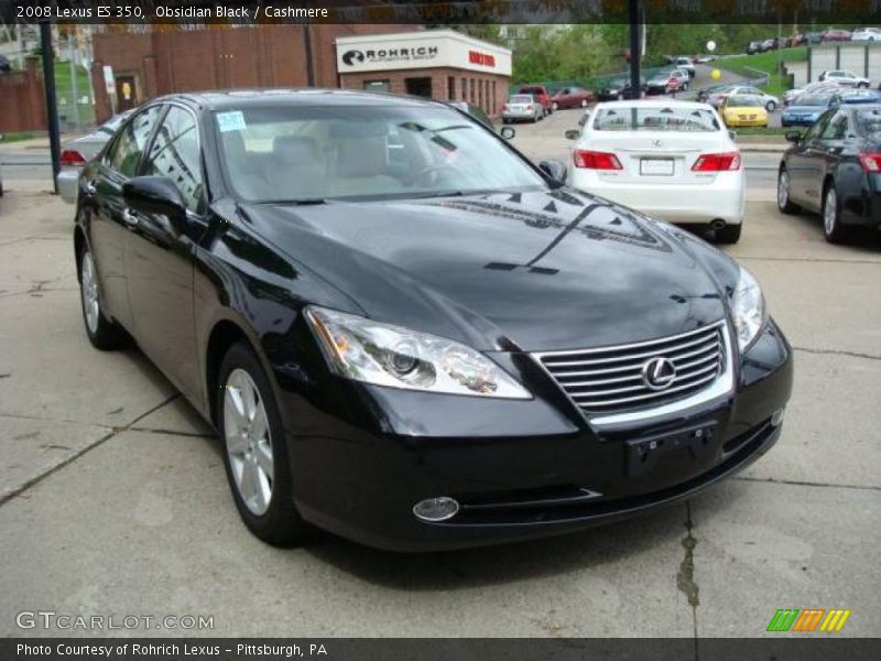 Obsidian Black / Cashmere 2008 Lexus ES 350