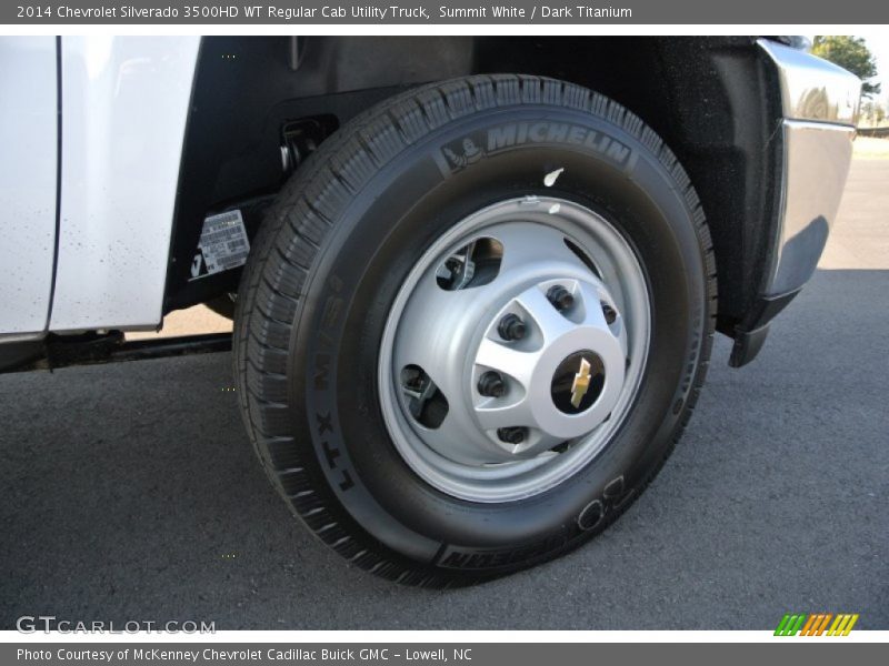 Summit White / Dark Titanium 2014 Chevrolet Silverado 3500HD WT Regular Cab Utility Truck