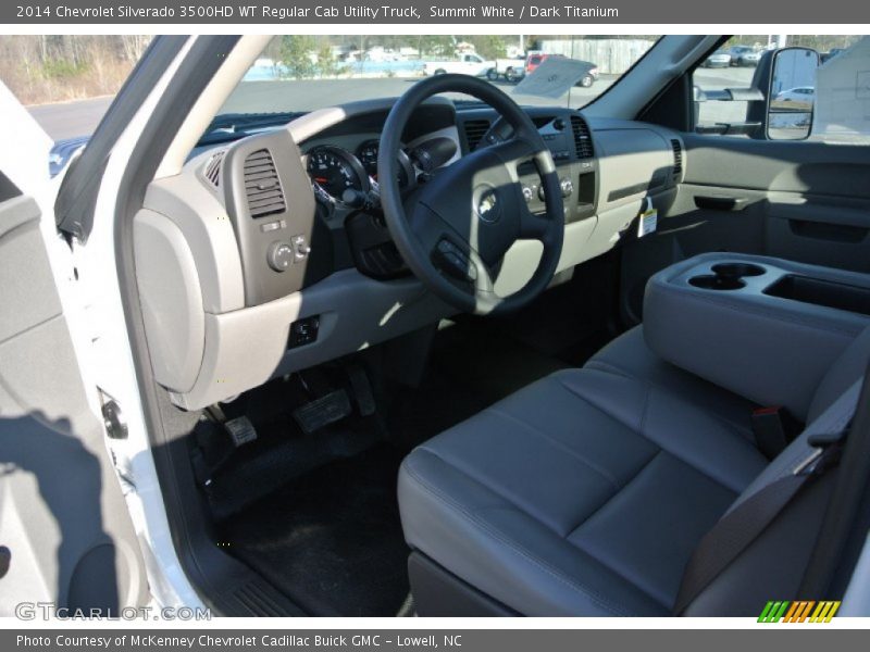Summit White / Dark Titanium 2014 Chevrolet Silverado 3500HD WT Regular Cab Utility Truck
