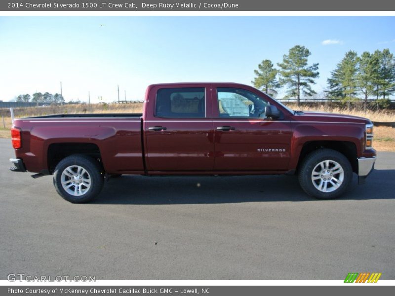 Deep Ruby Metallic / Cocoa/Dune 2014 Chevrolet Silverado 1500 LT Crew Cab