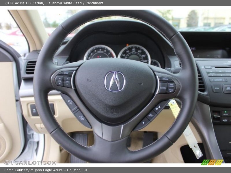 Bellanova White Pearl / Parchment 2014 Acura TSX Sedan