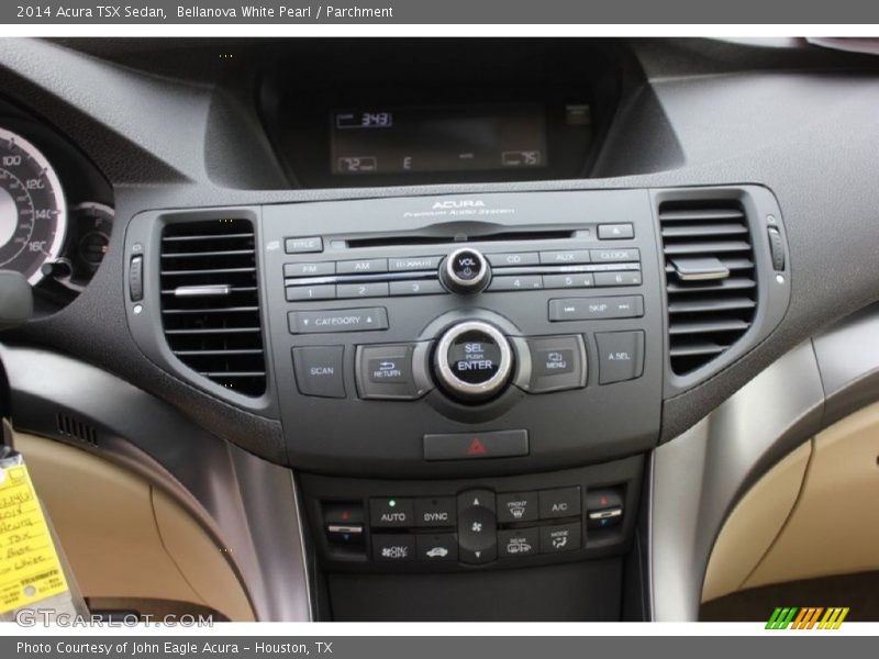 Bellanova White Pearl / Parchment 2014 Acura TSX Sedan