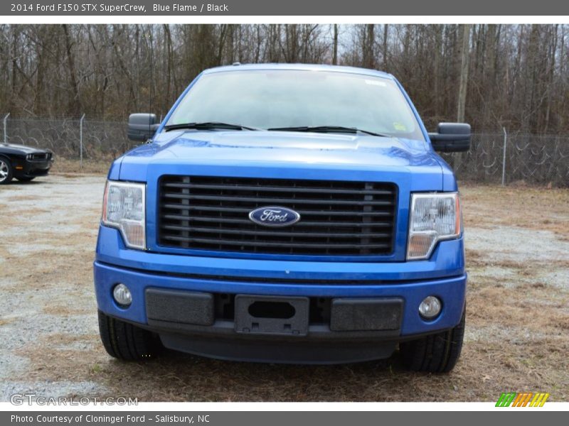 Blue Flame / Black 2014 Ford F150 STX SuperCrew