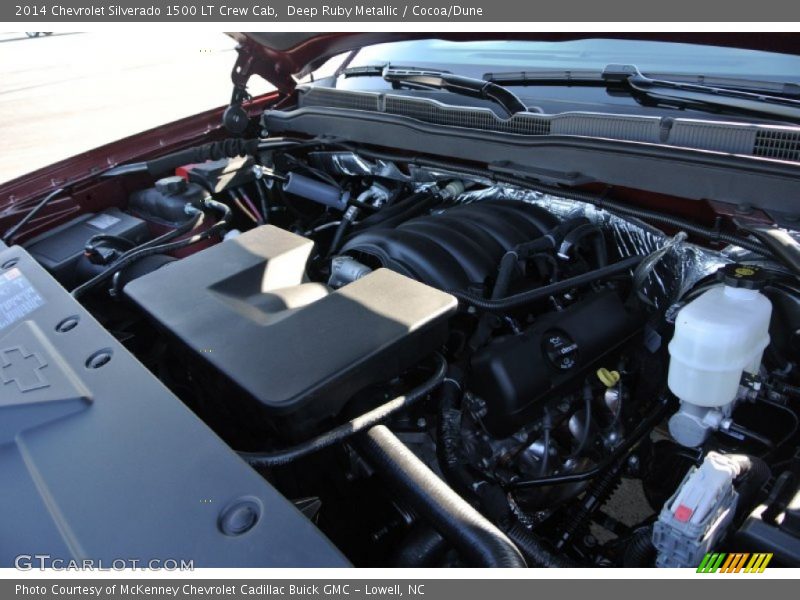 Deep Ruby Metallic / Cocoa/Dune 2014 Chevrolet Silverado 1500 LT Crew Cab