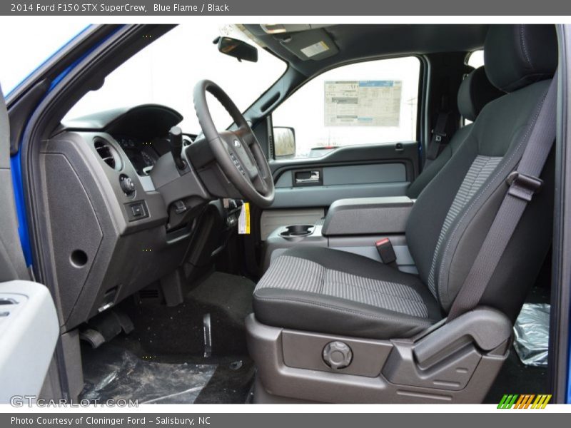  2014 F150 STX SuperCrew Black Interior