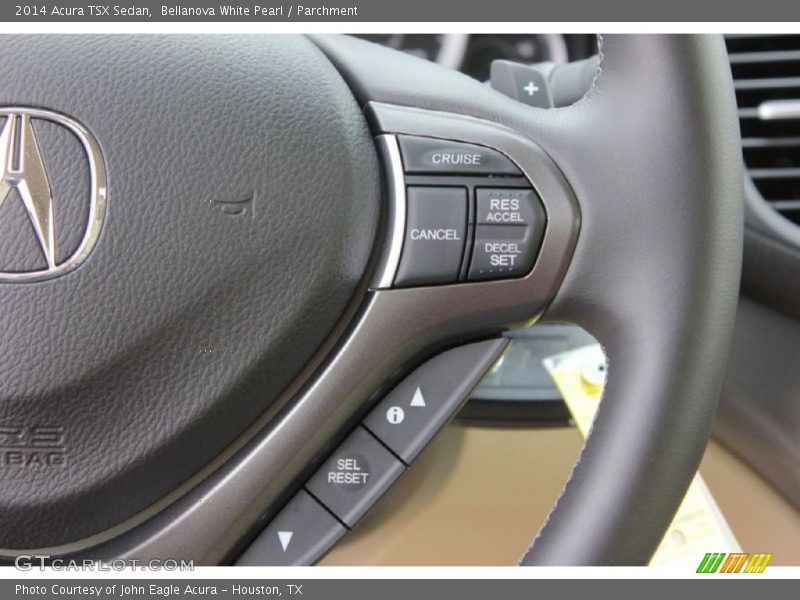 Bellanova White Pearl / Parchment 2014 Acura TSX Sedan