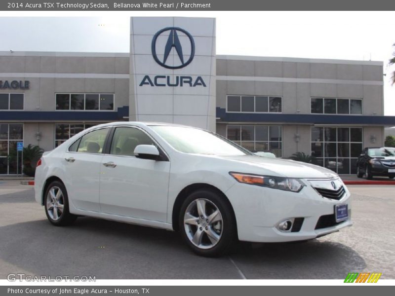 Bellanova White Pearl / Parchment 2014 Acura TSX Technology Sedan