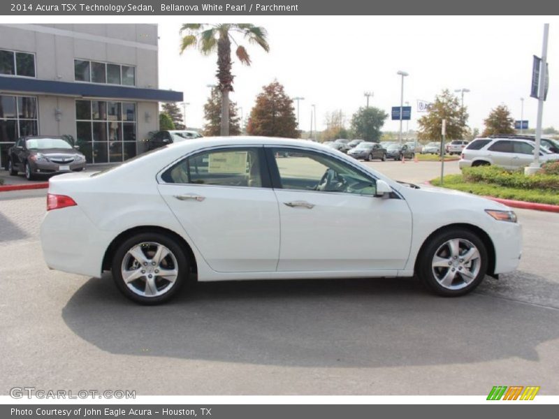 Bellanova White Pearl / Parchment 2014 Acura TSX Technology Sedan