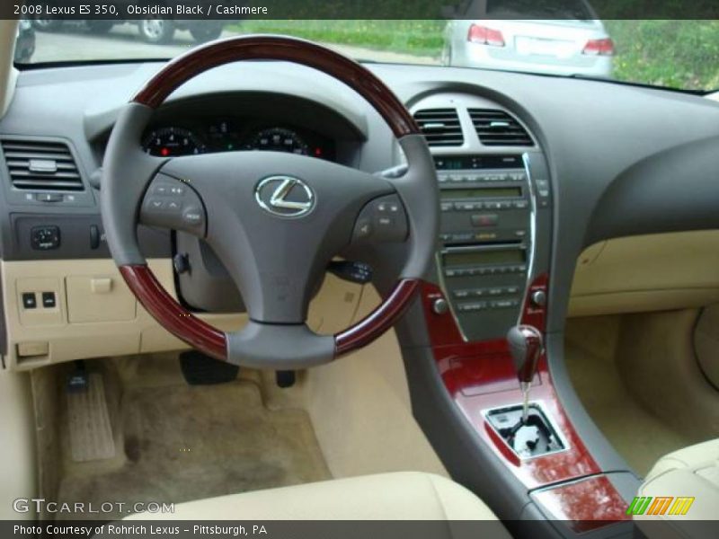 Obsidian Black / Cashmere 2008 Lexus ES 350