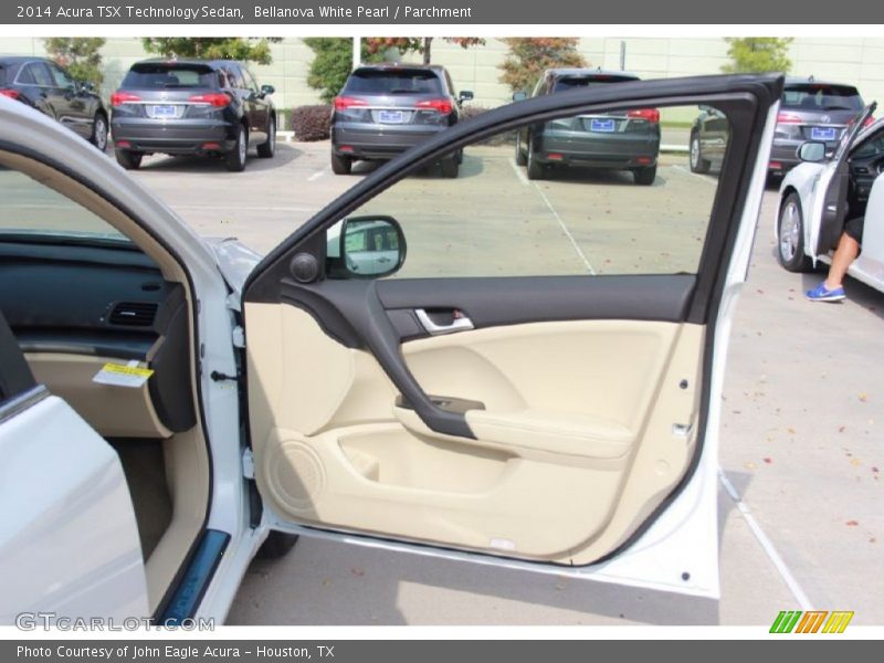 Bellanova White Pearl / Parchment 2014 Acura TSX Technology Sedan
