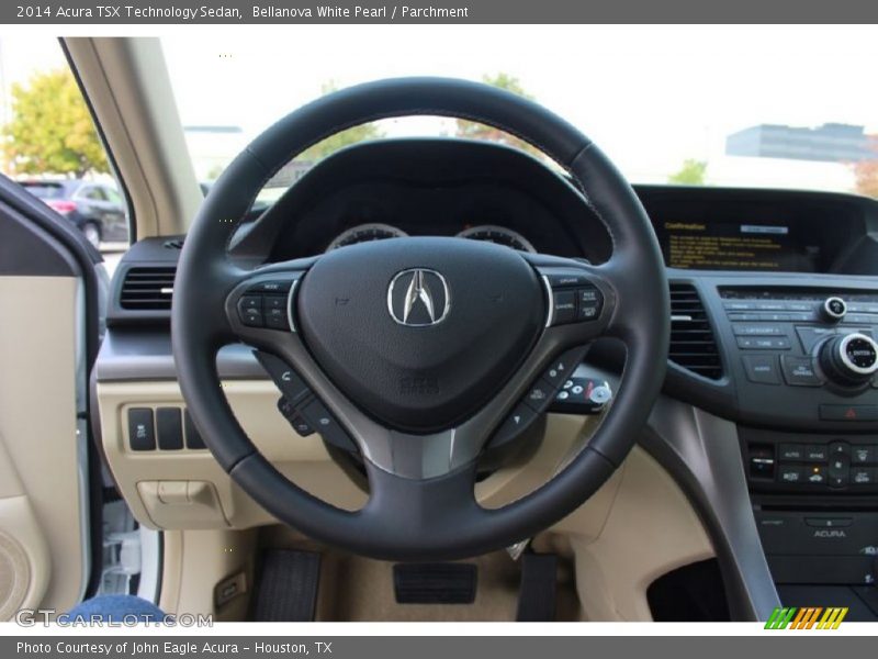 Bellanova White Pearl / Parchment 2014 Acura TSX Technology Sedan