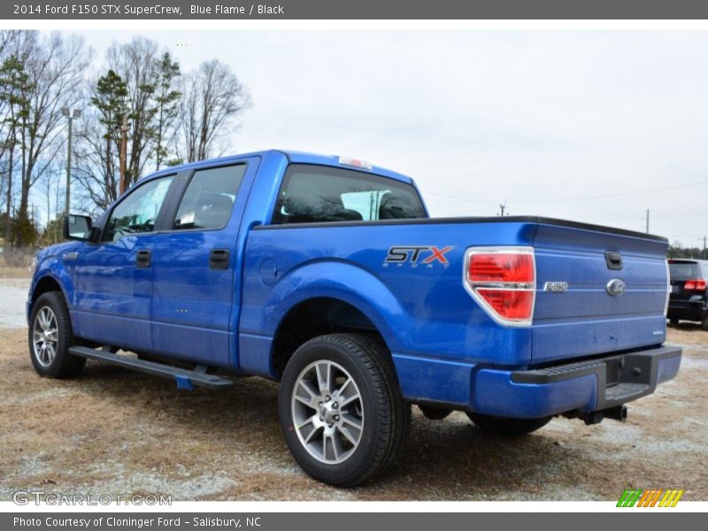 Blue Flame / Black 2014 Ford F150 STX SuperCrew
