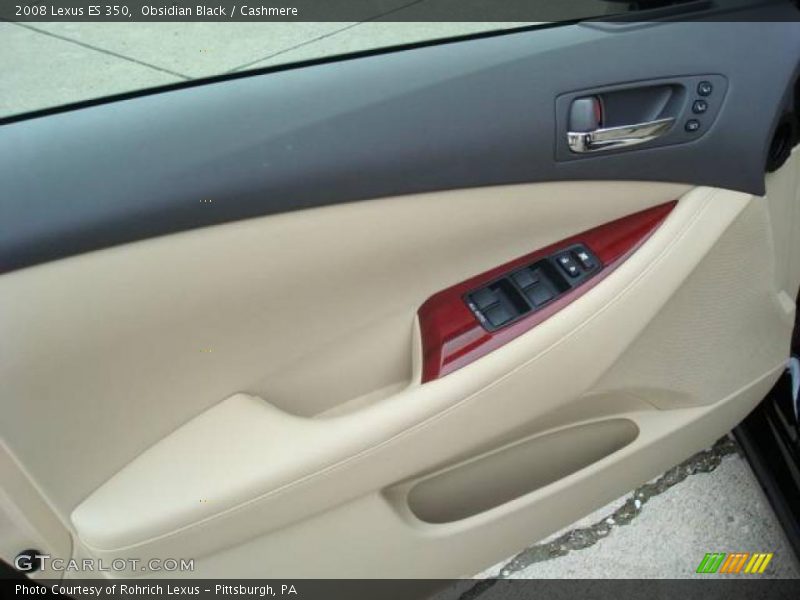 Obsidian Black / Cashmere 2008 Lexus ES 350
