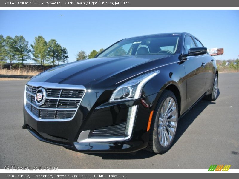 Black Raven / Light Platinum/Jet Black 2014 Cadillac CTS Luxury Sedan