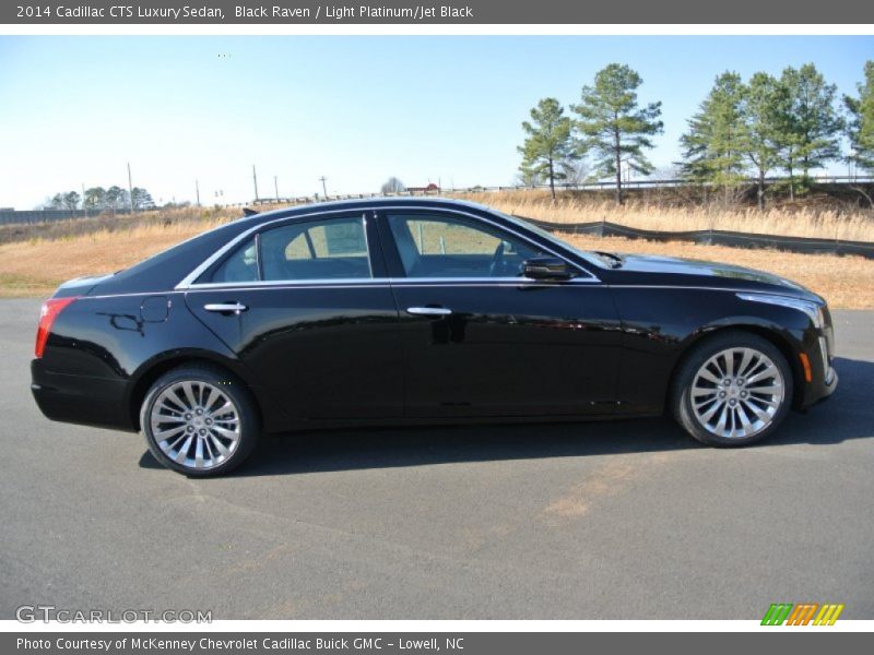 Black Raven / Light Platinum/Jet Black 2014 Cadillac CTS Luxury Sedan