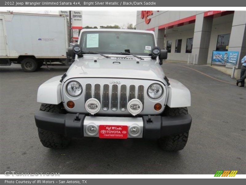 Bright Silver Metallic / Black/Dark Saddle 2012 Jeep Wrangler Unlimited Sahara 4x4
