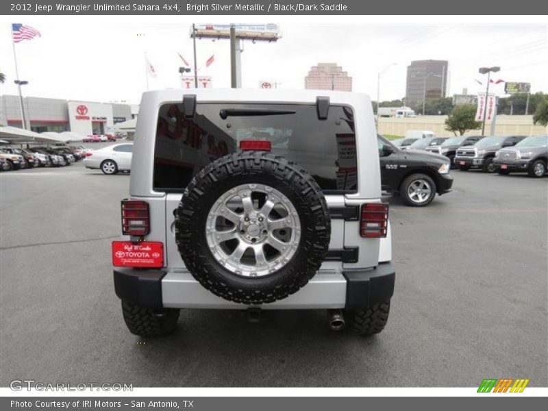 Bright Silver Metallic / Black/Dark Saddle 2012 Jeep Wrangler Unlimited Sahara 4x4