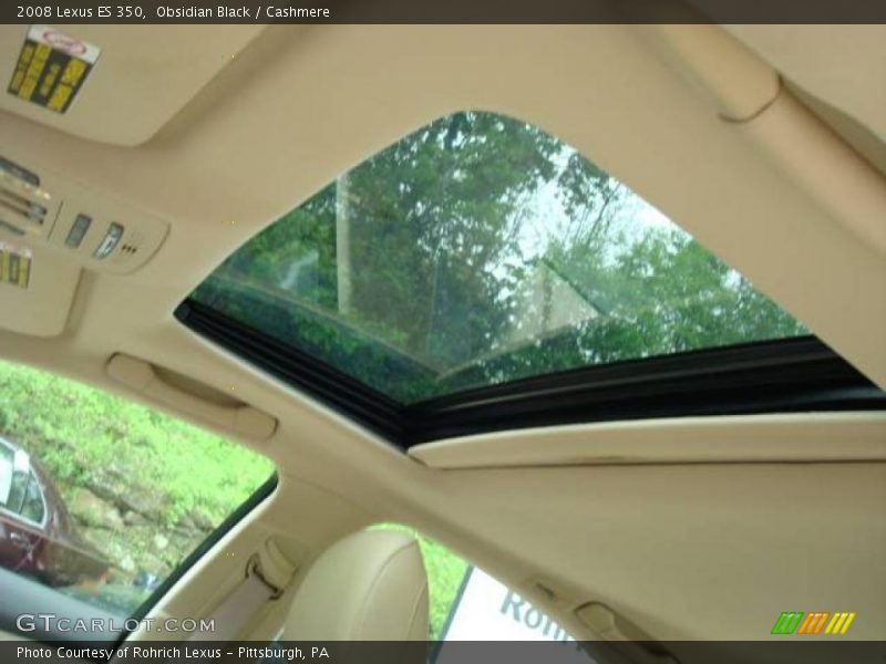 Obsidian Black / Cashmere 2008 Lexus ES 350