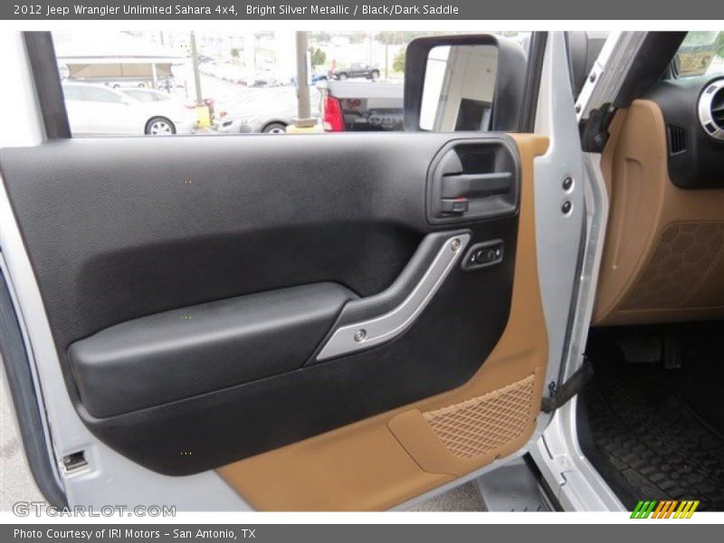 Bright Silver Metallic / Black/Dark Saddle 2012 Jeep Wrangler Unlimited Sahara 4x4