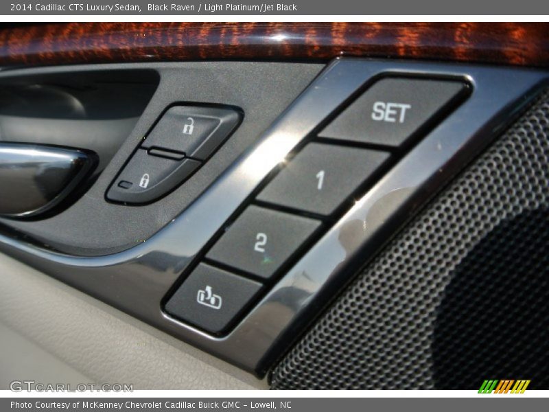 Black Raven / Light Platinum/Jet Black 2014 Cadillac CTS Luxury Sedan