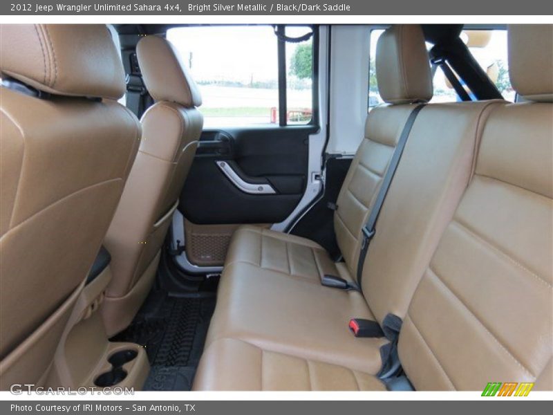Bright Silver Metallic / Black/Dark Saddle 2012 Jeep Wrangler Unlimited Sahara 4x4