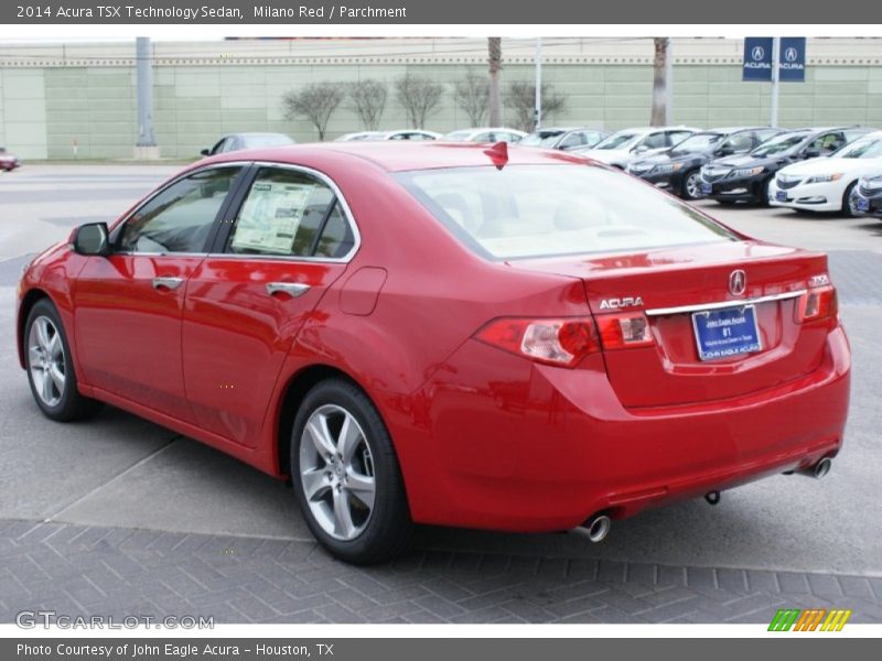 Milano Red / Parchment 2014 Acura TSX Technology Sedan
