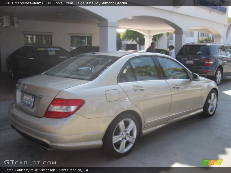 Pearl Beige Metallic / Almond/Mocha 2011 Mercedes-Benz C 300 Sport