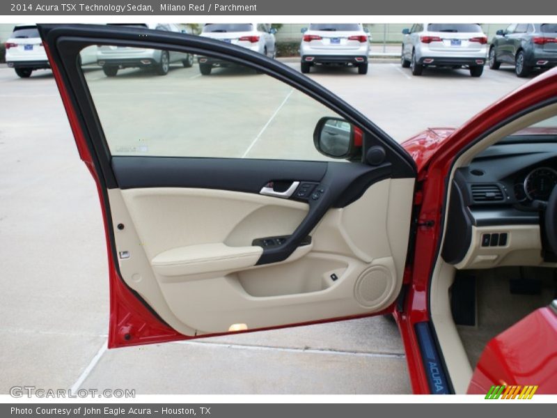 Milano Red / Parchment 2014 Acura TSX Technology Sedan