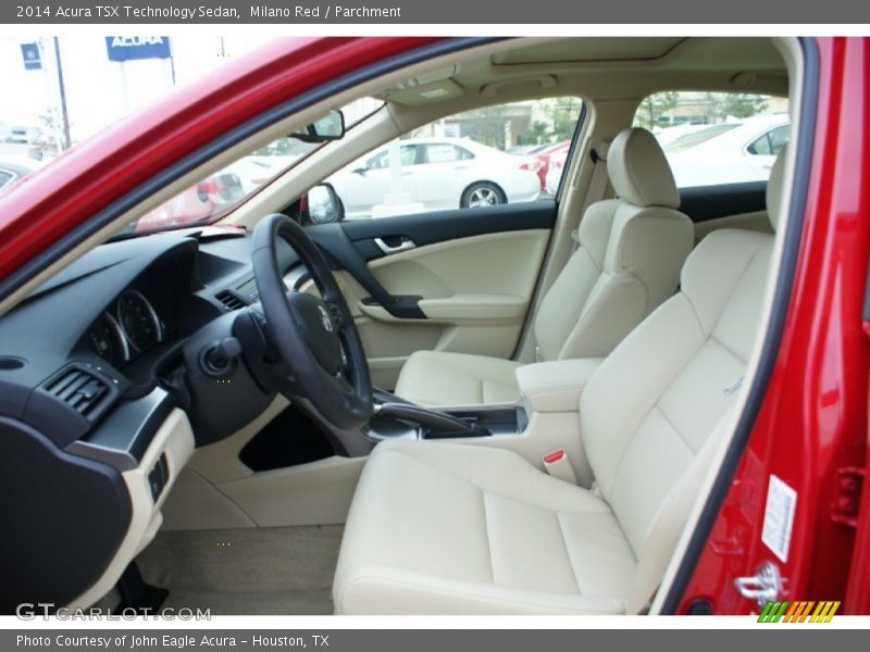 Milano Red / Parchment 2014 Acura TSX Technology Sedan