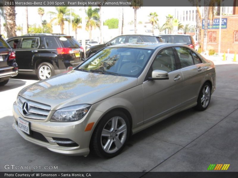 Pearl Beige Metallic / Almond/Mocha 2011 Mercedes-Benz C 300 Sport