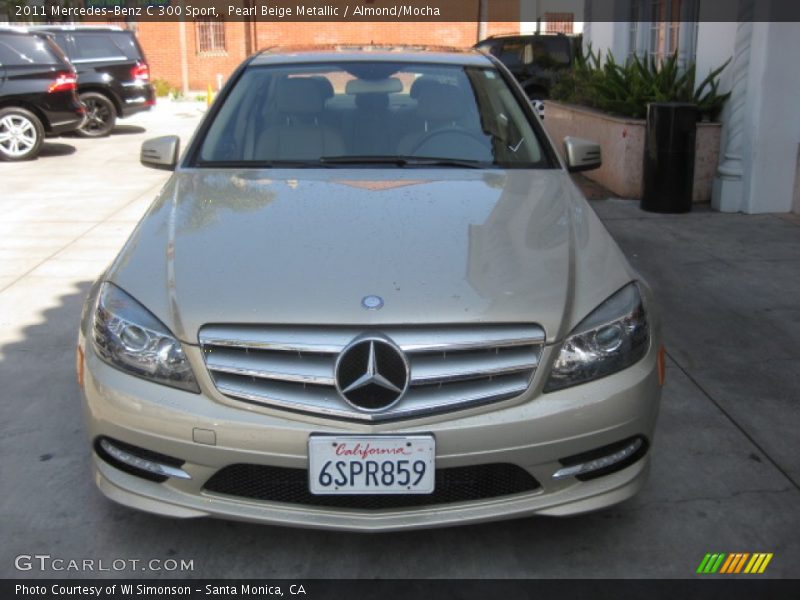 Pearl Beige Metallic / Almond/Mocha 2011 Mercedes-Benz C 300 Sport