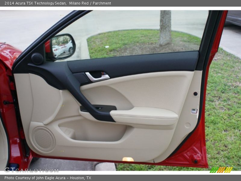 Milano Red / Parchment 2014 Acura TSX Technology Sedan