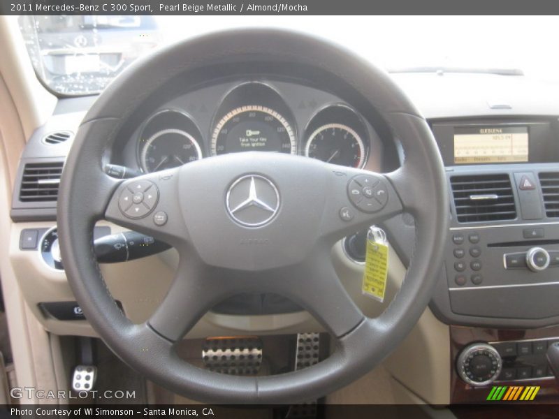 Pearl Beige Metallic / Almond/Mocha 2011 Mercedes-Benz C 300 Sport