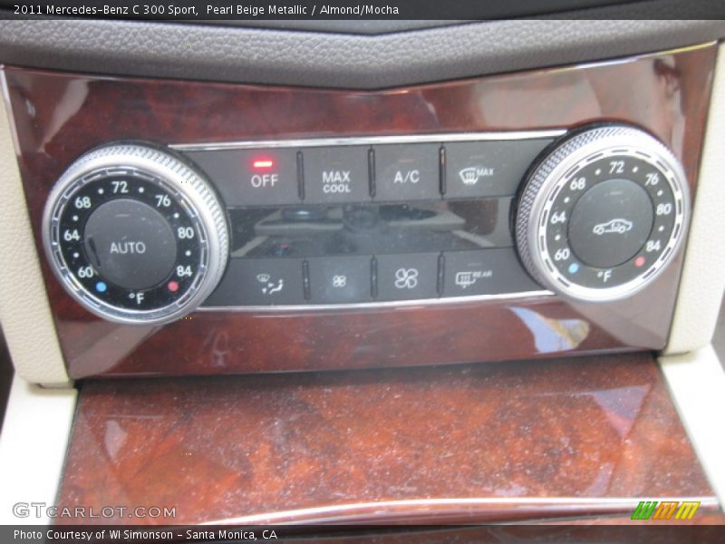 Pearl Beige Metallic / Almond/Mocha 2011 Mercedes-Benz C 300 Sport