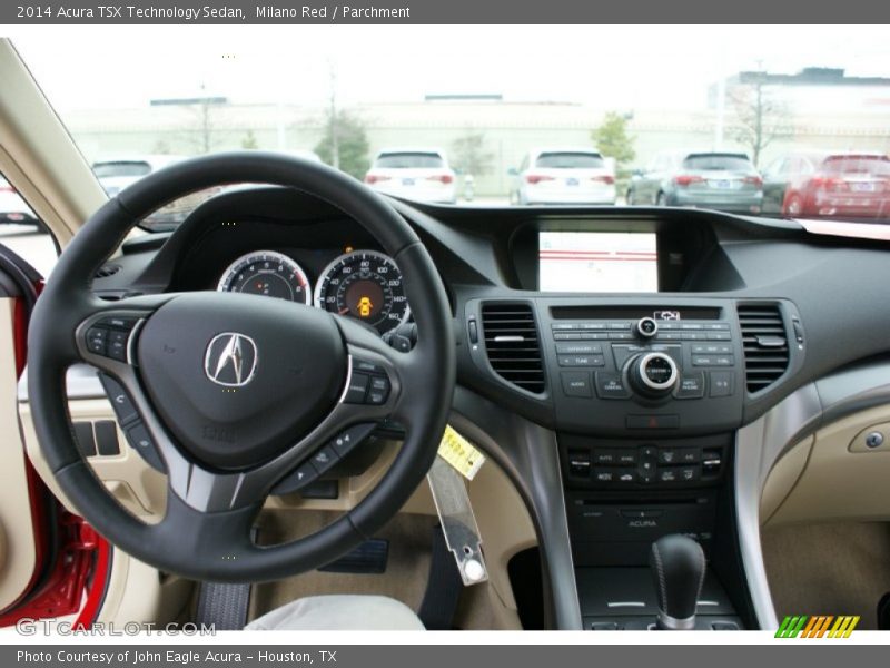 Milano Red / Parchment 2014 Acura TSX Technology Sedan