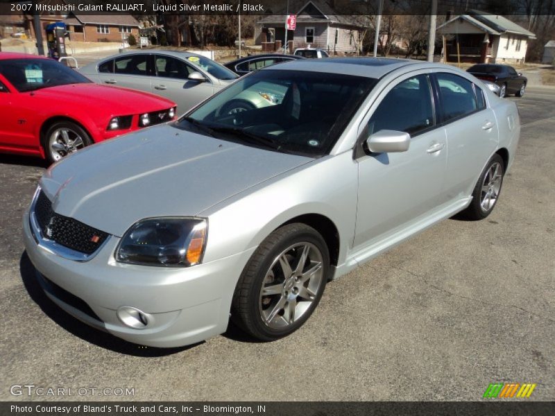 Liquid Silver Metallic / Black 2007 Mitsubishi Galant RALLIART