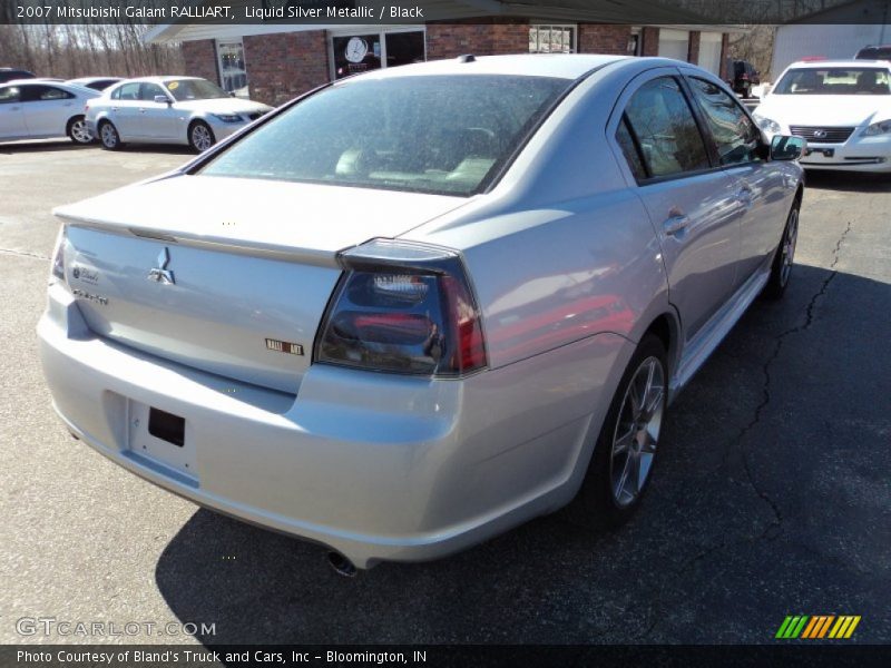 Liquid Silver Metallic / Black 2007 Mitsubishi Galant RALLIART