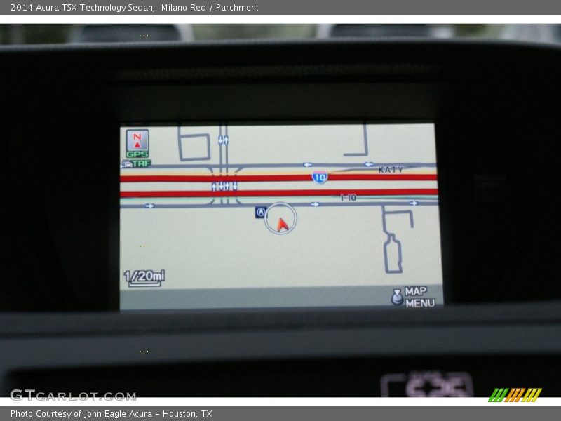 Milano Red / Parchment 2014 Acura TSX Technology Sedan