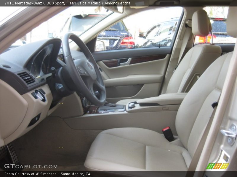 Pearl Beige Metallic / Almond/Mocha 2011 Mercedes-Benz C 300 Sport