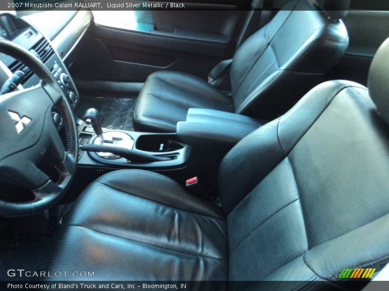 Liquid Silver Metallic / Black 2007 Mitsubishi Galant RALLIART