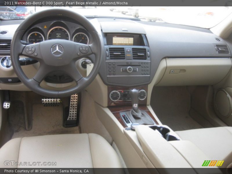 Pearl Beige Metallic / Almond/Mocha 2011 Mercedes-Benz C 300 Sport