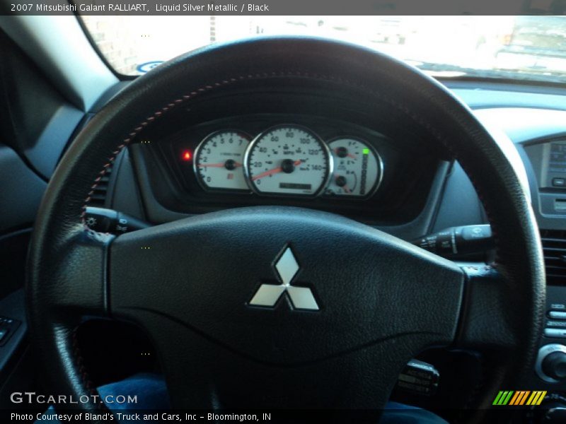 Liquid Silver Metallic / Black 2007 Mitsubishi Galant RALLIART