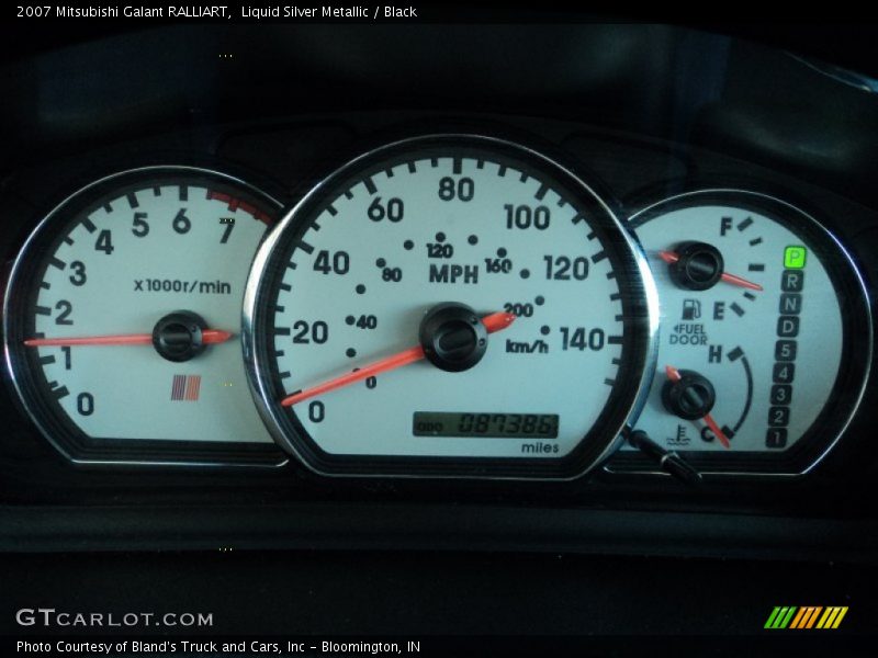 Liquid Silver Metallic / Black 2007 Mitsubishi Galant RALLIART