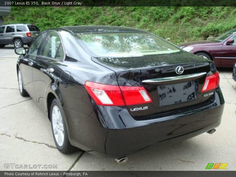 Black Onyx / Light Gray 2007 Lexus ES 350