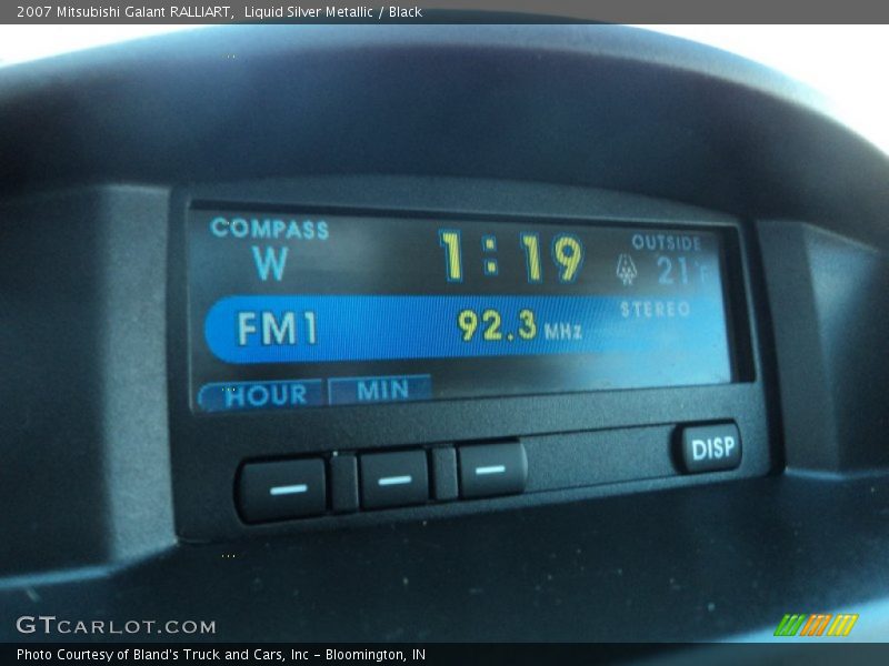 Liquid Silver Metallic / Black 2007 Mitsubishi Galant RALLIART