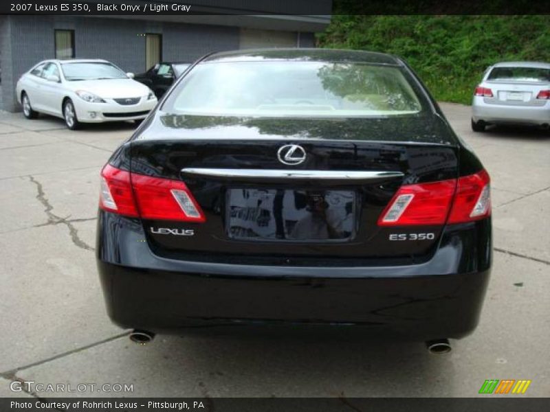 Black Onyx / Light Gray 2007 Lexus ES 350