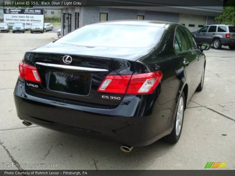 Black Onyx / Light Gray 2007 Lexus ES 350