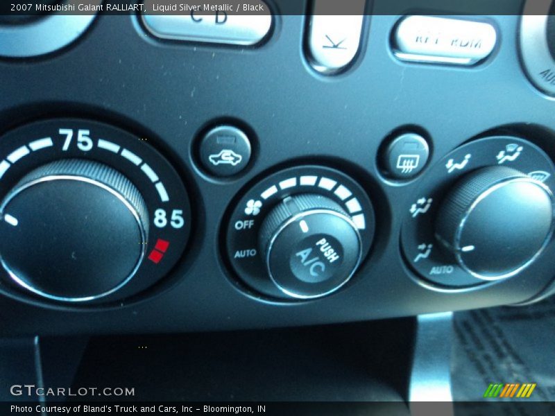 Liquid Silver Metallic / Black 2007 Mitsubishi Galant RALLIART