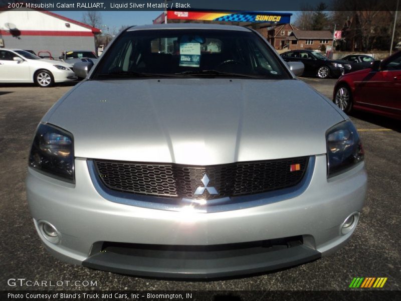 Liquid Silver Metallic / Black 2007 Mitsubishi Galant RALLIART