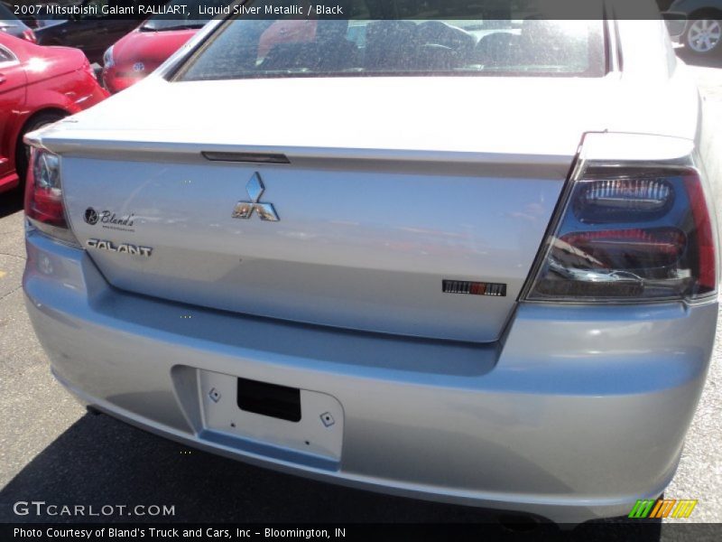 Liquid Silver Metallic / Black 2007 Mitsubishi Galant RALLIART